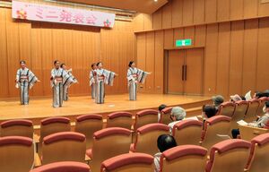 練習の成果が披露された生涯学習フェスティバル=新発田市中央町5