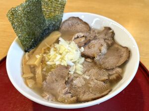 尖閣湾揚島遊園の新メニュー「あげしまチャーシューメン」