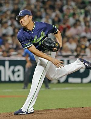 ソフトバンク戦に先発したヤクルト・奥川=みずほペイペイドーム