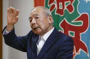 新潟水俣病被害者の水沢洋さん=2025年5月、新潟市