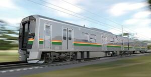 　新型車両「Ｅ７２３系５０００代」のイメージ（川崎車両提供）