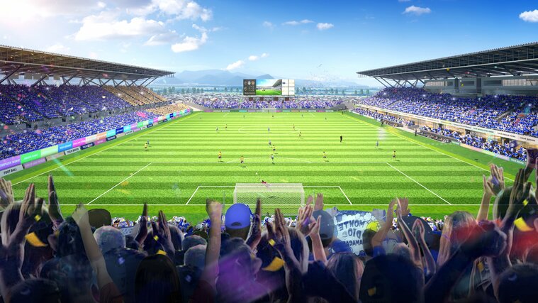 スタンド　完成予想図