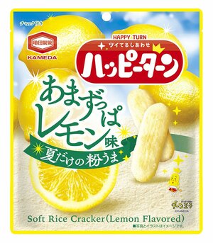 亀田製菓の「71g ハッピーターン あまずっぱレモン味」