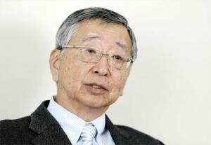 　インタビューに答える鶴岡公二・元ＴＰＰ首席交渉官