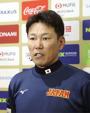 　ＷＢＣ日本代表の井端監督
