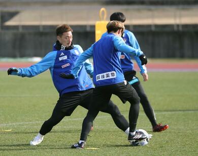 サッカー・J1アルビ新潟］キャンプ最後の練習試合へ調整、DF田上