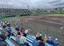 決勝前の悠久山球場=5月11日午前、長岡市