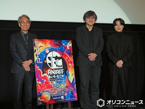 「第1回あいち・なごやインターナショナル・アニメーション・フィルムフェスティバル」『サマーウォーズ』上映に登壇した細田守監督、神木隆之介 (C)ORICON NewS inc.
